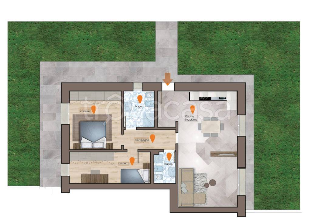 appartamento in vendita a Treviso in zona Santa Bona