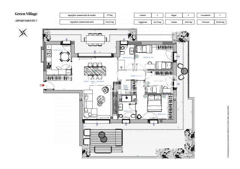 appartamento in vendita a Treviso in zona Monigo