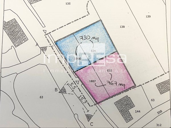 terreno edificabile in vendita a Treviso in zona San Pelaio