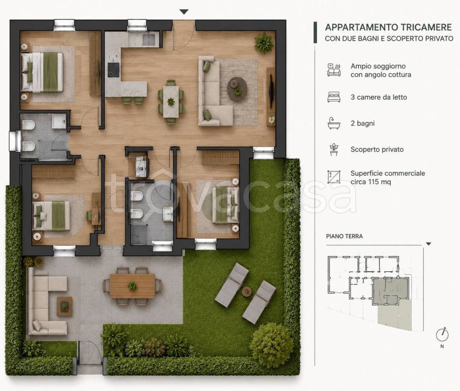 appartamento in vendita a Treviso in zona Centro Storico