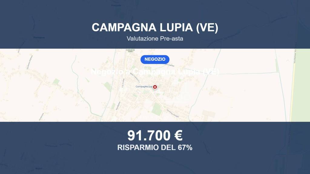 negozio in vendita a Campagna Lupia