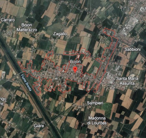 terreno agricolo in vendita a Campolongo Maggiore in zona Bojon