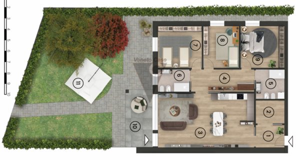 appartamento in vendita a Camponogara in zona Prozzolo