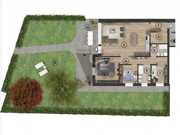 appartamento in vendita a Camponogara in zona Prozzolo