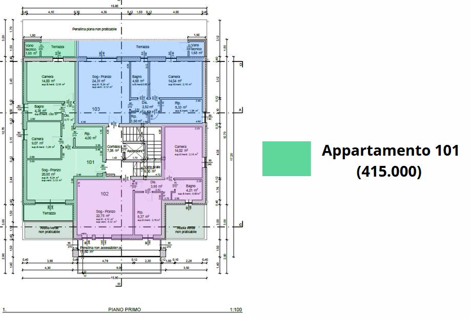 appartamento in vendita a Caorle