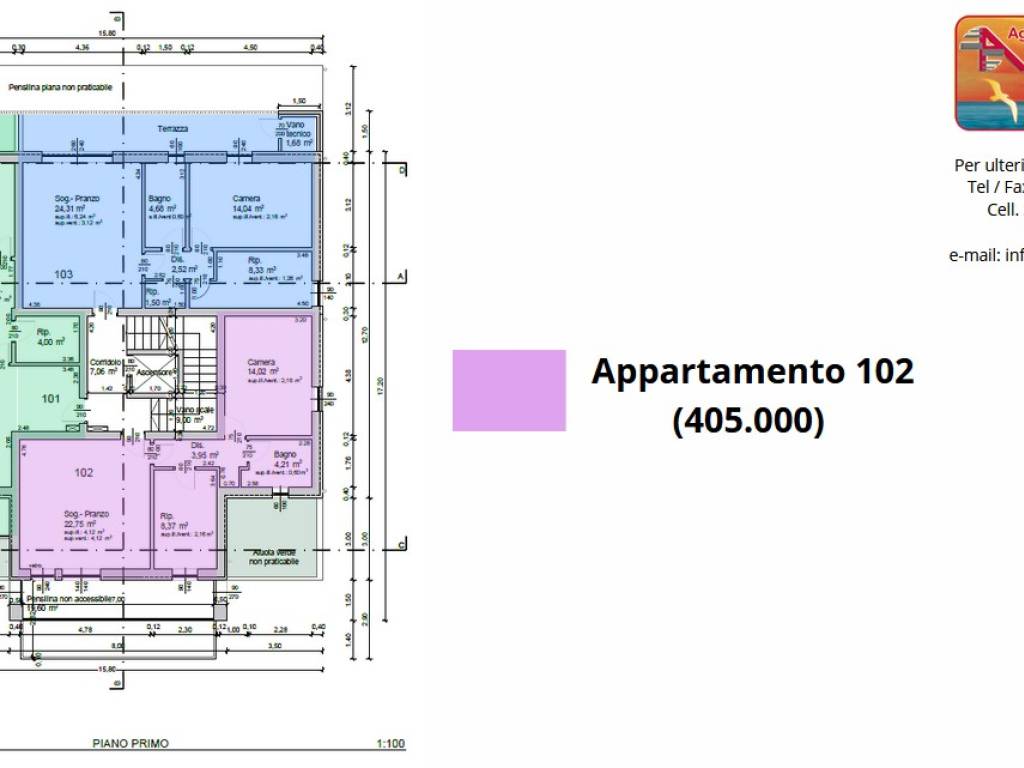 appartamento in vendita a Caorle