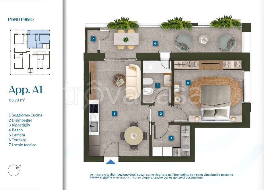 appartamento in vendita a Caorle