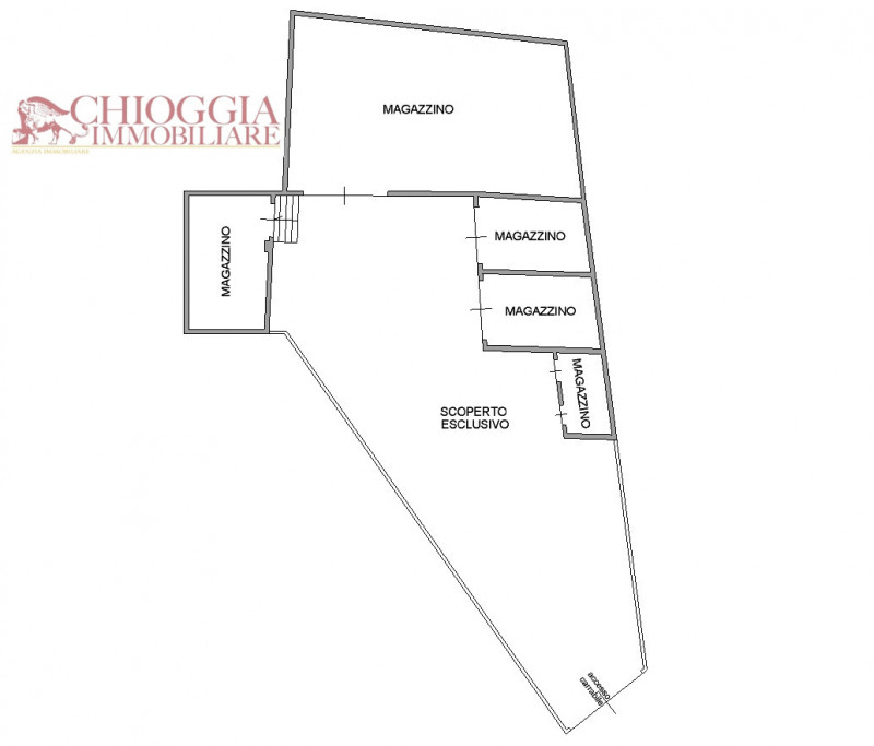 locale di sgombero in vendita a Chioggia in zona Sottomarina