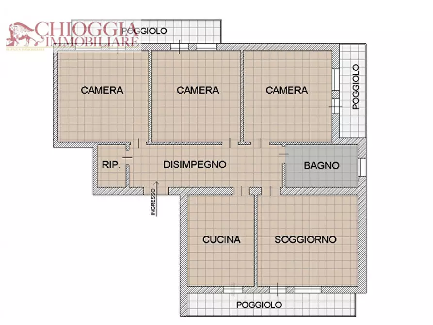 appartamento in vendita a Chioggia in zona Sottomarina