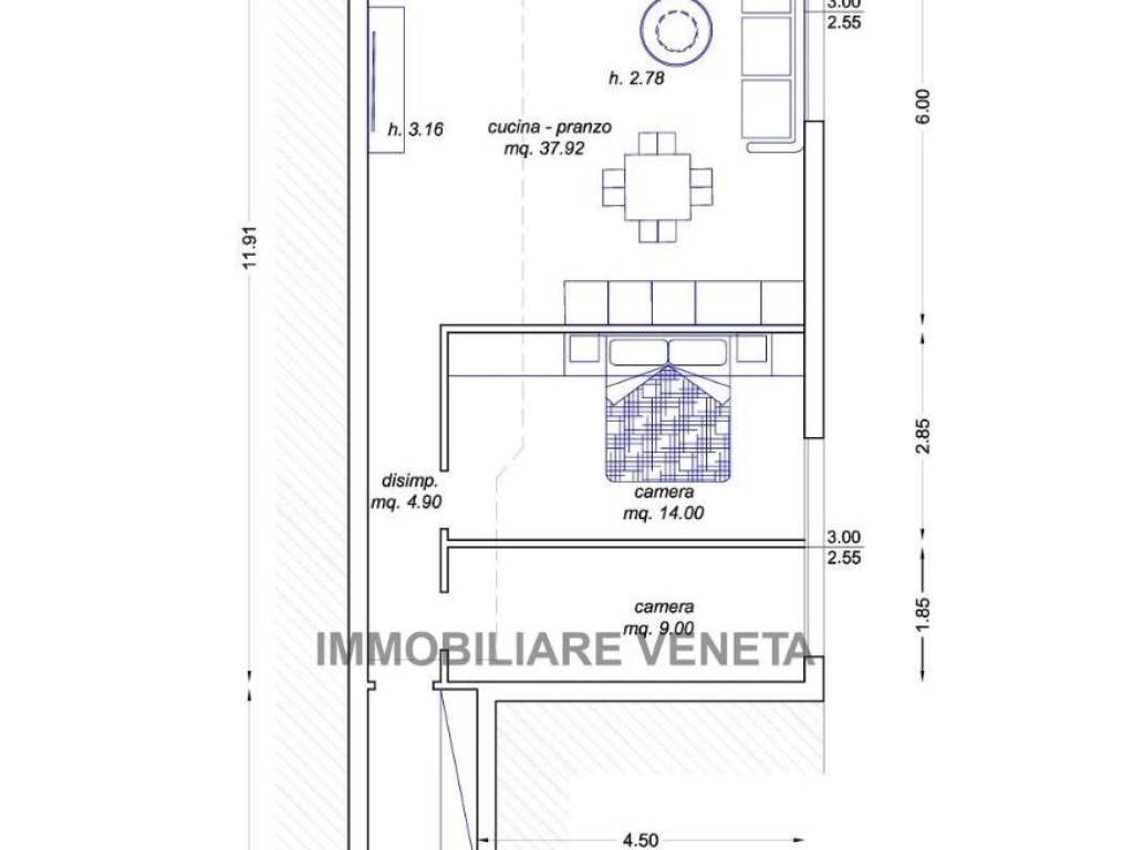 appartamento in vendita a Chioggia in zona Sottomarina