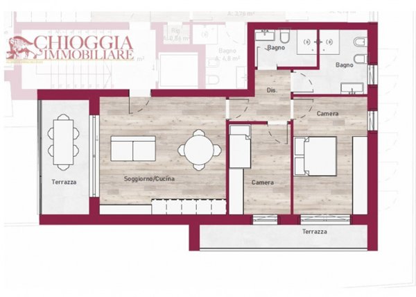 appartamento in vendita a Chioggia in zona Sottomarina