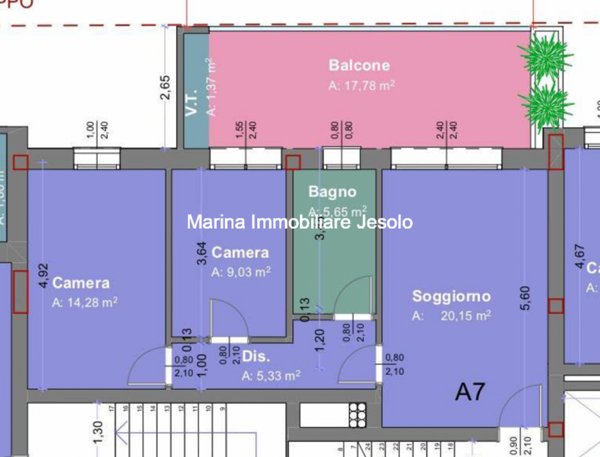 appartamento in vendita a Jesolo in zona Lido