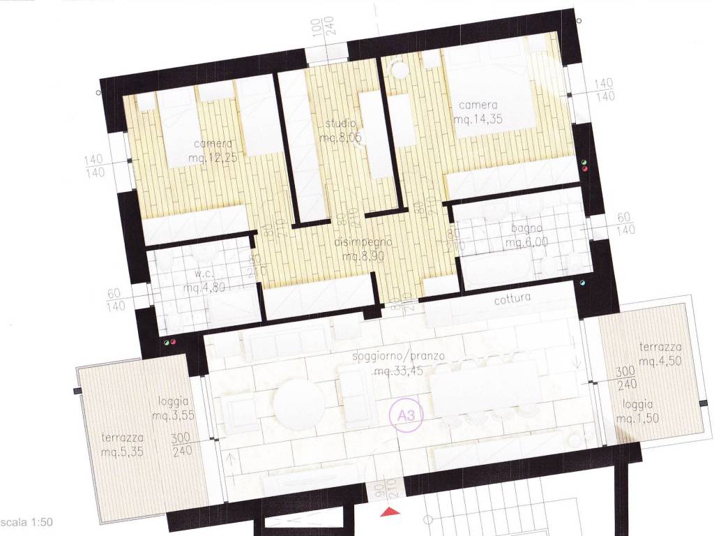 appartamento in vendita a Marcon in zona Gaggio