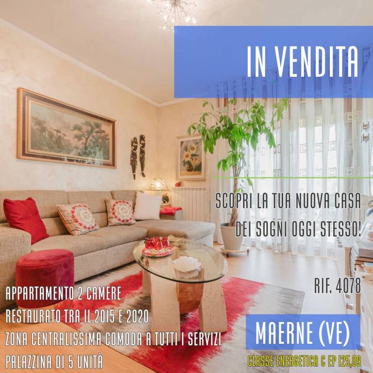 appartamento in vendita a Martellago in zona Maerne