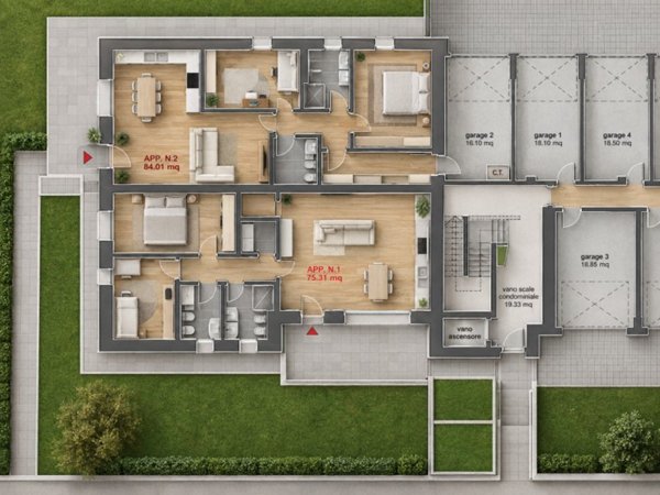 appartamento in vendita a Martellago