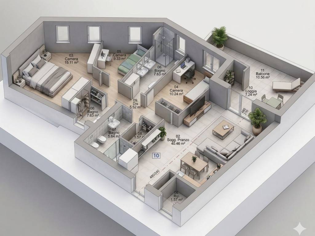 appartamento in vendita a Mira