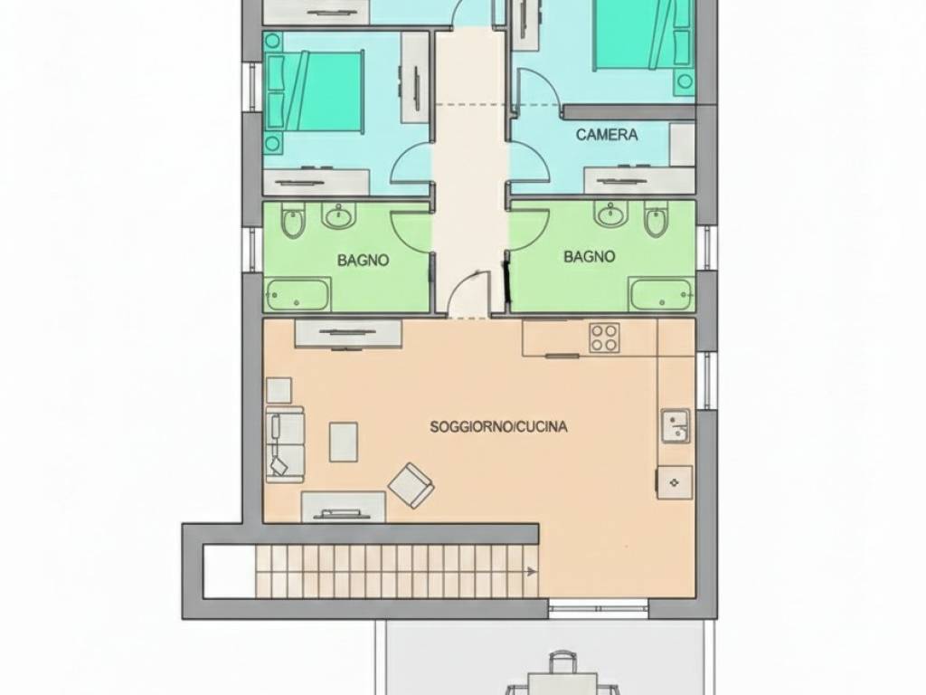 appartamento in vendita a Portogruaro