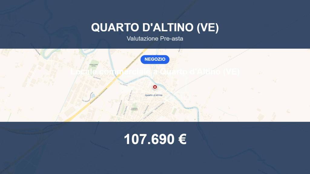negozio in vendita a Quarto d'Altino in zona Altino