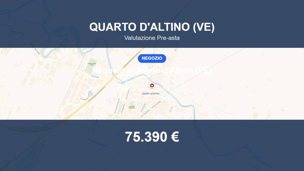 negozio in vendita a Quarto d'Altino in zona Altino