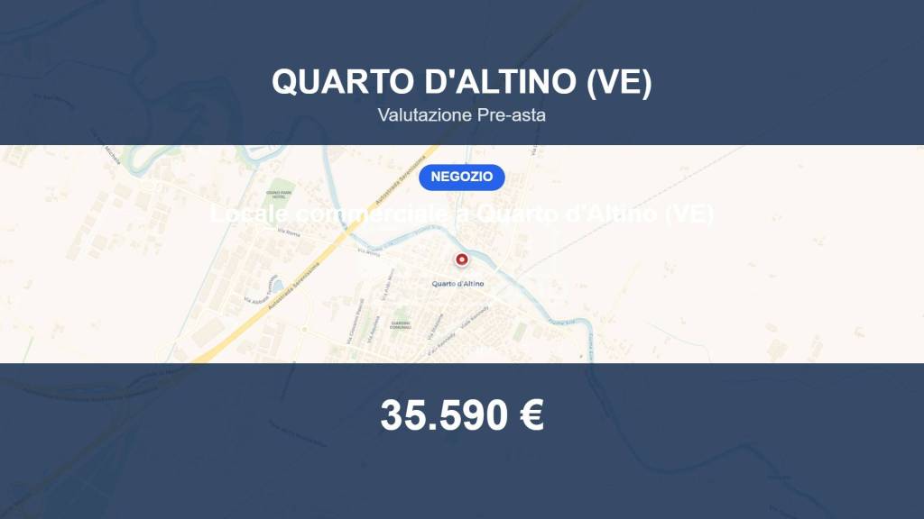 negozio in vendita a Quarto d'Altino in zona Altino