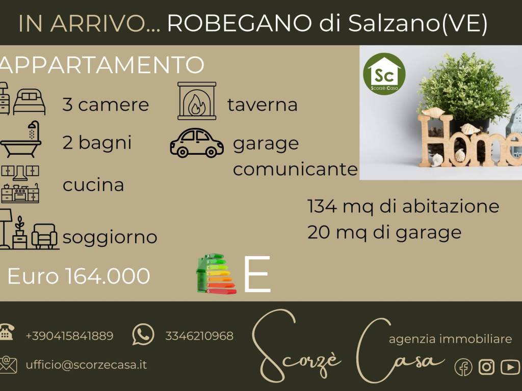 appartamento in vendita a Salzano in zona Robegano