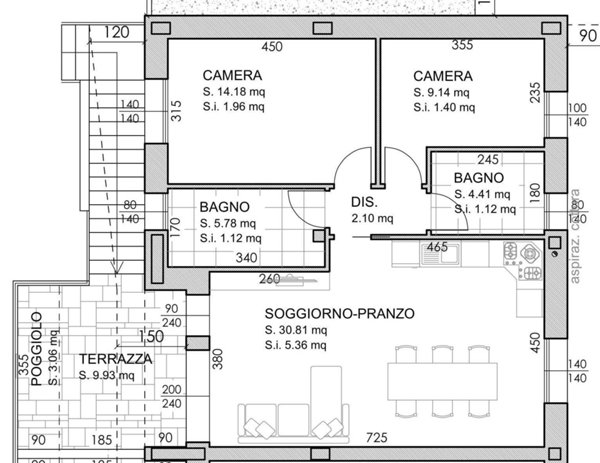 appartamento in vendita a Salzano
