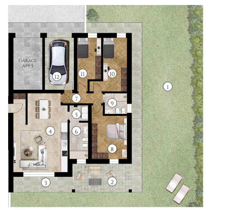 appartamento in vendita a Santa Maria di Sala in zona Sant'Angelo