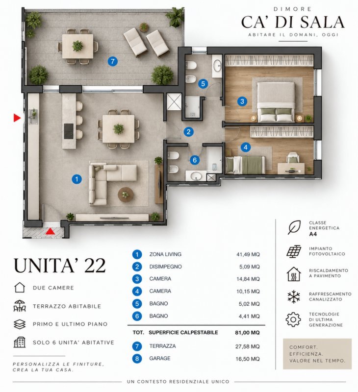appartamento in vendita a Santa Maria di Sala in zona Caltana