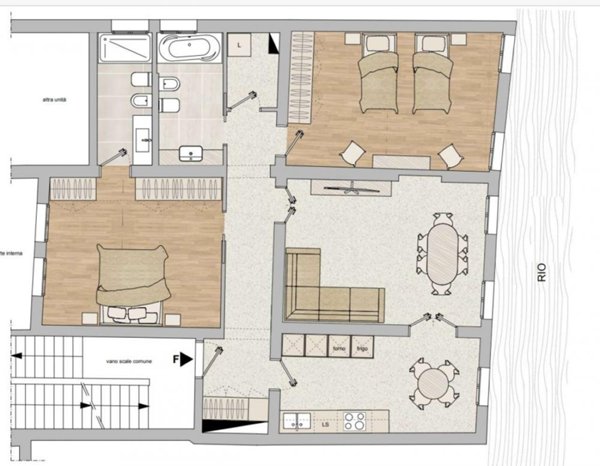 appartamento in vendita a Venezia in zona Sestiere Cannaregio