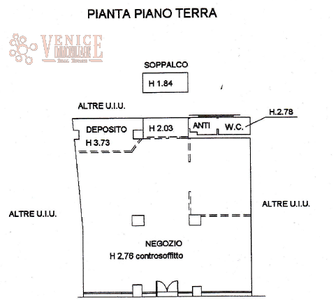 negozio in vendita a Venezia in zona Mestre
