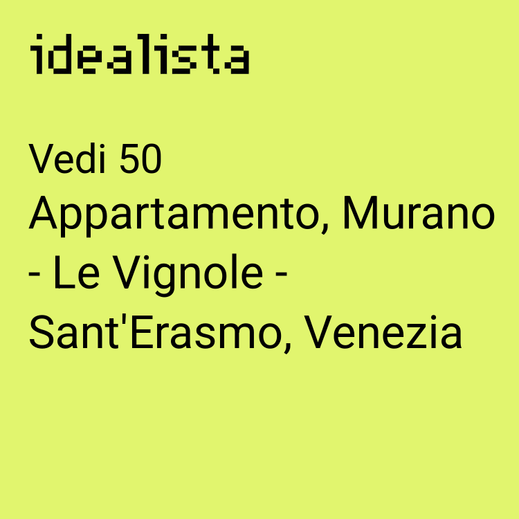 appartamento in vendita a Venezia in zona Murano