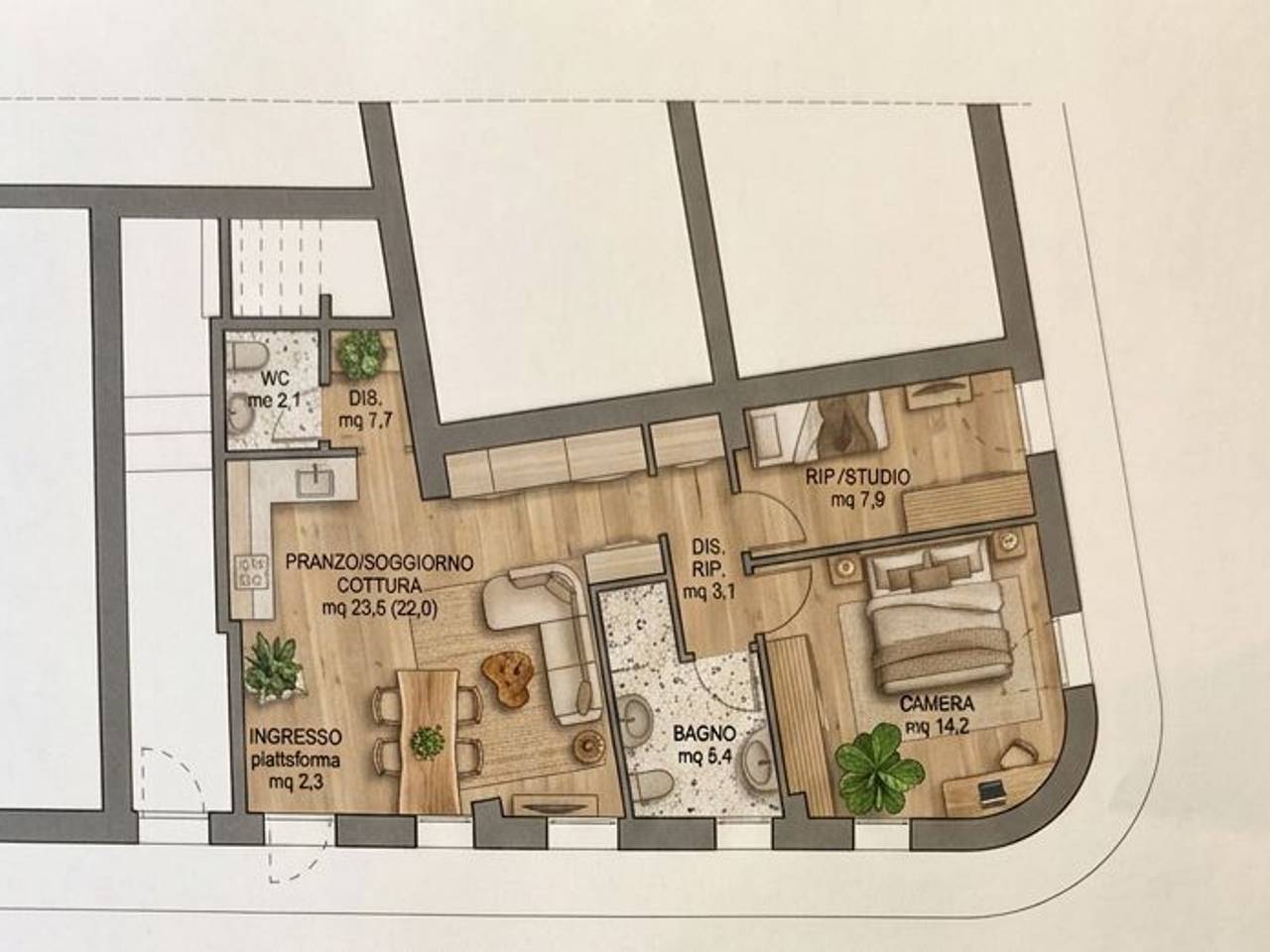 appartamento in vendita a Venezia in zona Carpenedo