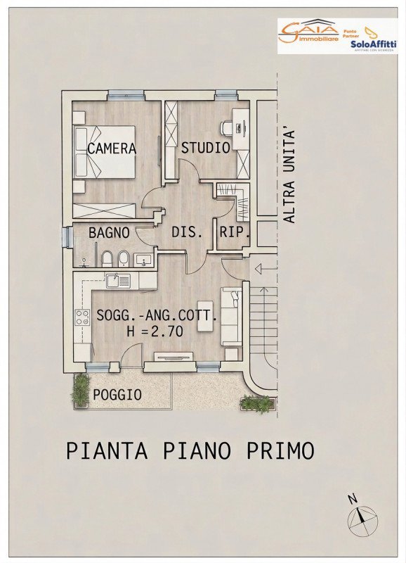 appartamento in vendita a Vigonovo in zona Galta