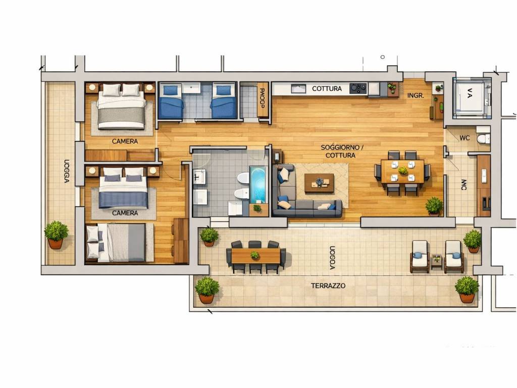 appartamento in vendita ad Abano Terme