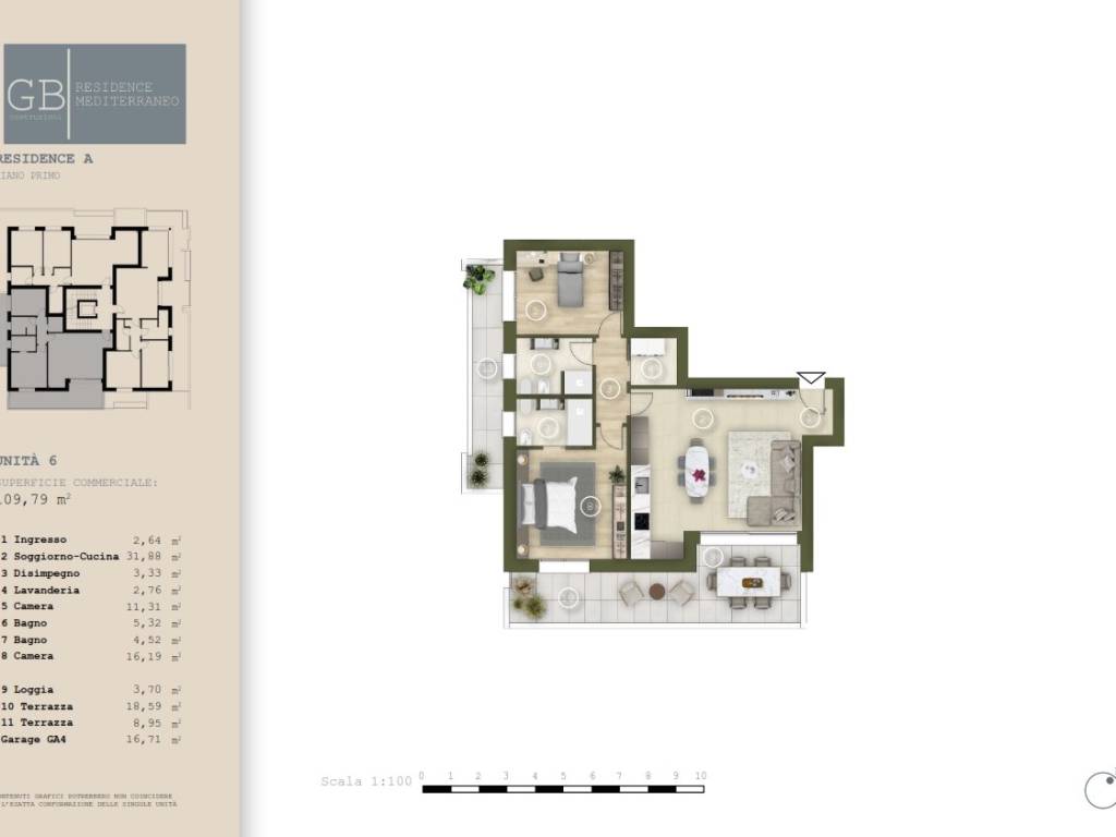 appartamento in vendita ad Abano Terme