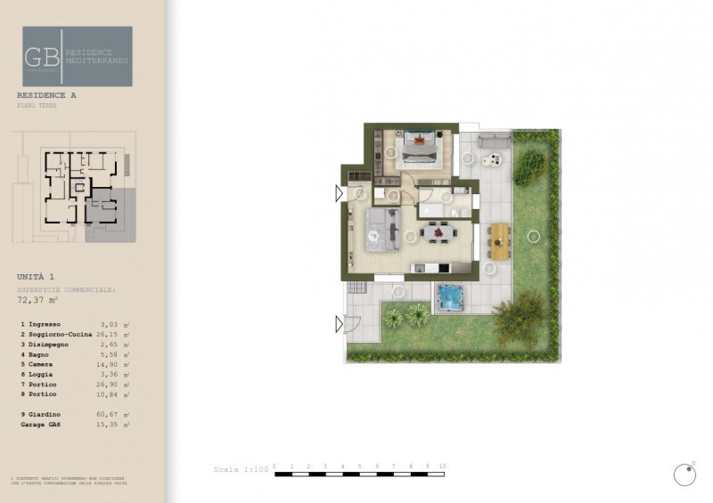 appartamento in vendita ad Abano Terme