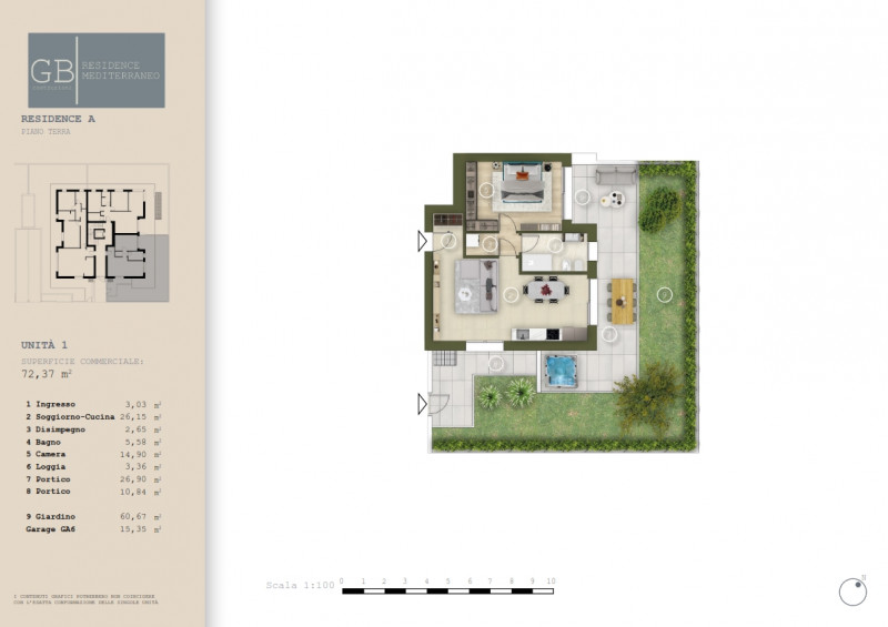 appartamento in vendita ad Abano Terme