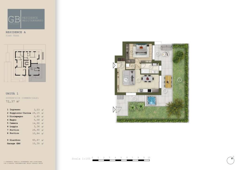 appartamento in vendita ad Abano Terme