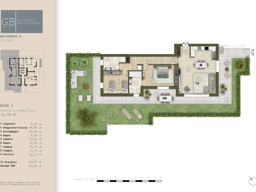 appartamento in vendita ad Abano Terme