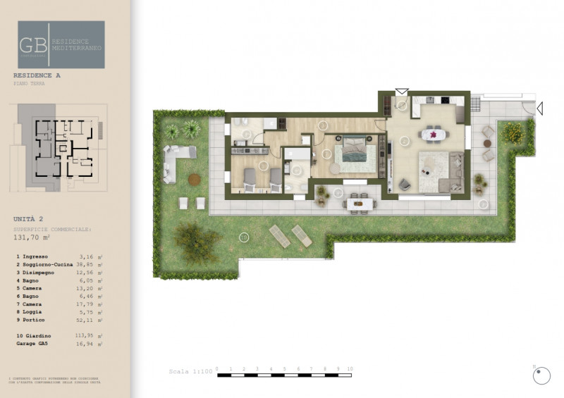 appartamento in vendita ad Abano Terme