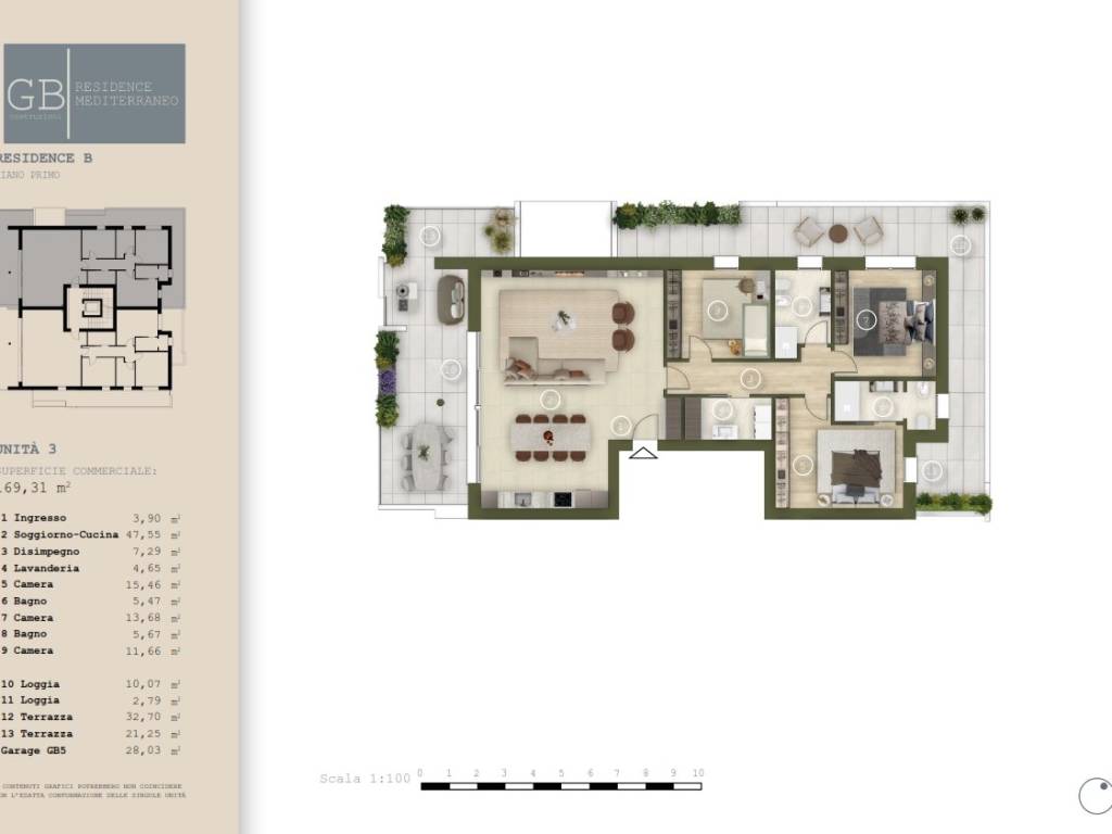appartamento in vendita ad Abano Terme