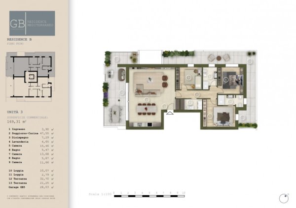 appartamento in vendita ad Abano Terme