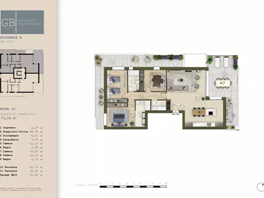appartamento in vendita ad Abano Terme