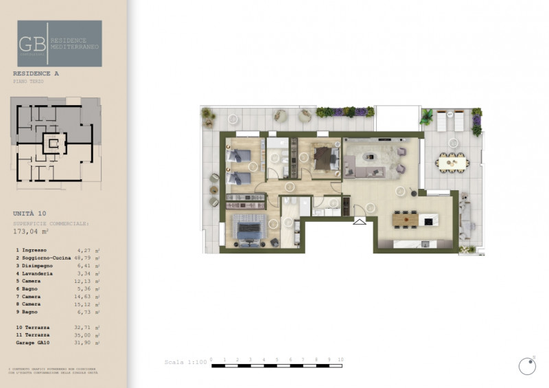 appartamento in vendita ad Abano Terme