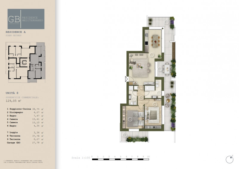 appartamento in vendita ad Abano Terme