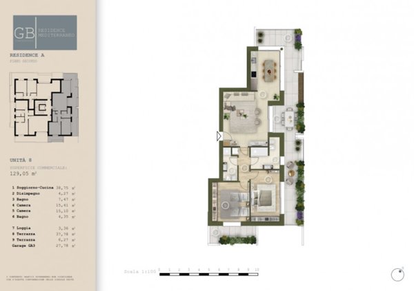 appartamento in vendita ad Abano Terme