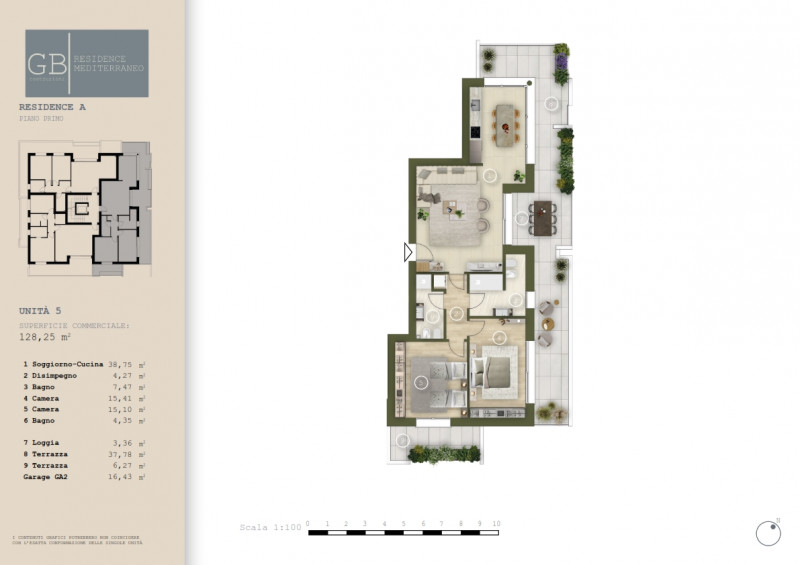 appartamento in vendita ad Abano Terme