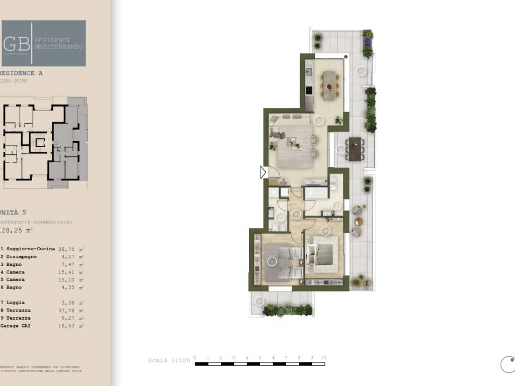 appartamento in vendita ad Abano Terme