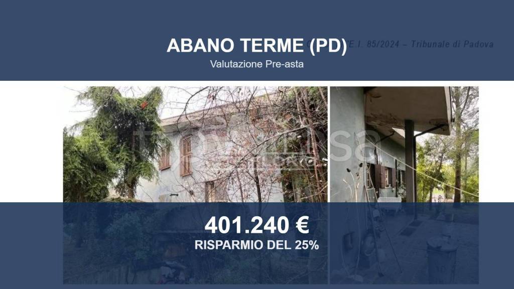 casa indipendente in vendita ad Abano Terme in zona Feriole