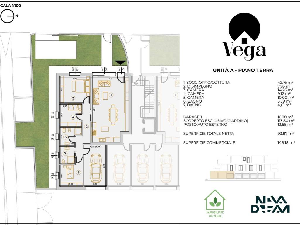 appartamento in vendita ad Albignasego in zona Mandriola
